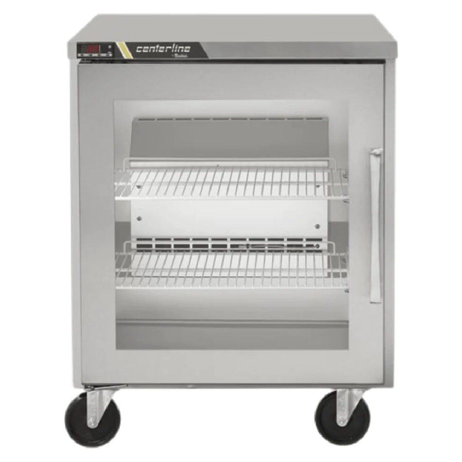 ECOMAX CENTERLINE BY HOBART Refrigerador bajo barra 27" 1 puerta de Cristal c/ abertura a la izquierda o derecha