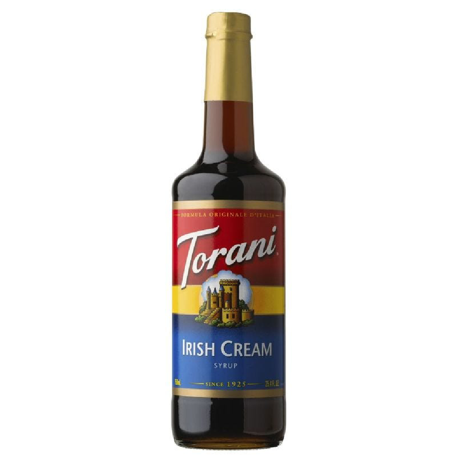 TORANI IRISH CREAM FLAVOR DRINKS SYRUP 750 ML