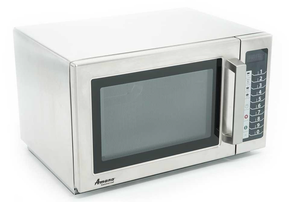 Microondas Comercial Amana RCS10TS | 1000W | 1.2 ft³ | 100 Memorias Programables