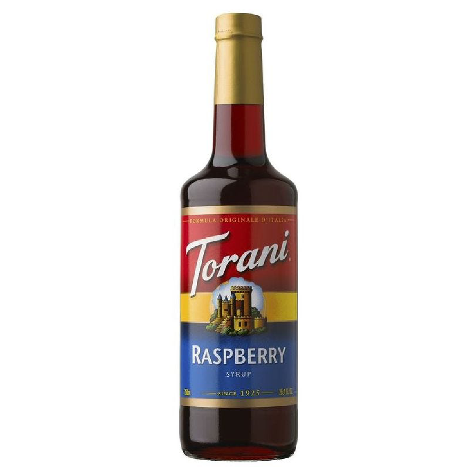 TORANI RASPBERRY FLAVOR DRINKS SYRUP 750 ML