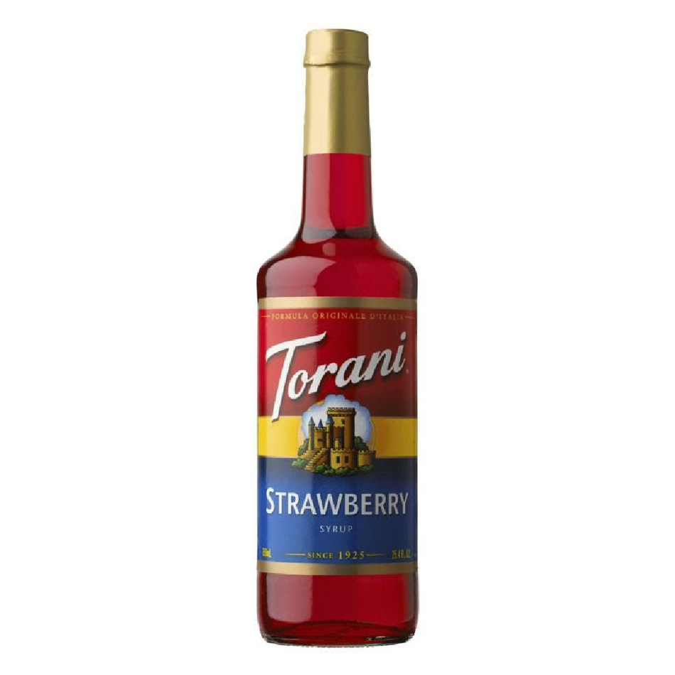 TORANI STRAWBERRY FLAVOR DRINKS SYRUP 750 ML