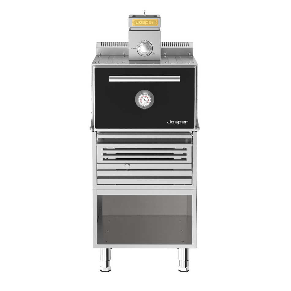 HJX-PRO-S80-T JOSPER Horno Brasa con mesa inferior para 80 comensales