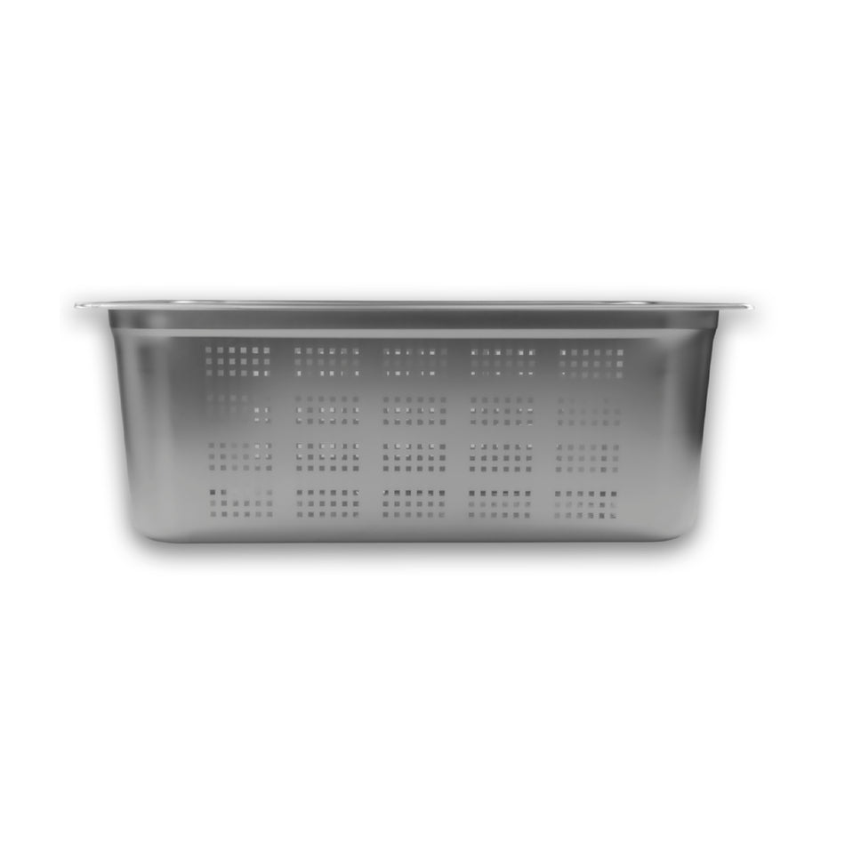 Rhino INAPE-8, inserto de acero inoxidable perforado entero 8"