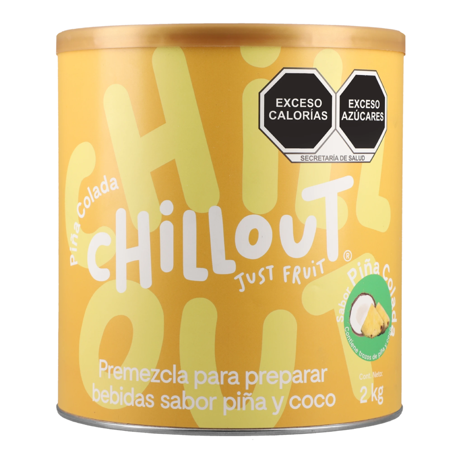 CHILLOUT MIX BASE EN POLVO SABOR PIÑA COLADA BOTE DE 2kg