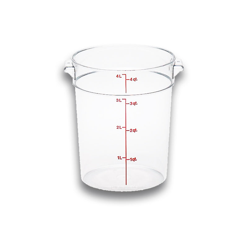 Rhino REPORE-4, recipiente redondo de policarbonato 4 qt, vista principal
