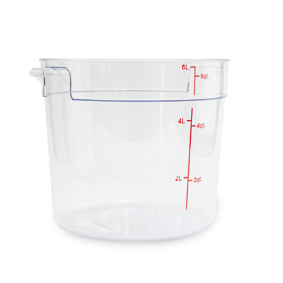 Rhino REPORE-6, recipiente redondo de policarbonato 6 qt