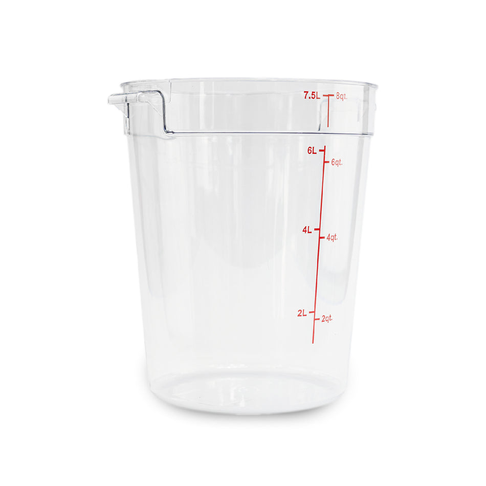 Rhino REPORE-8, recipiente redondo de policarbonato 8 qt