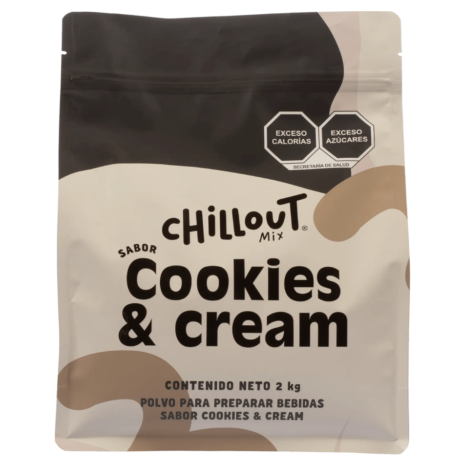 CHILLOUT MIX BASE EN POLVO SABOR COOKIES & CREAM BOLSA DE 2kg