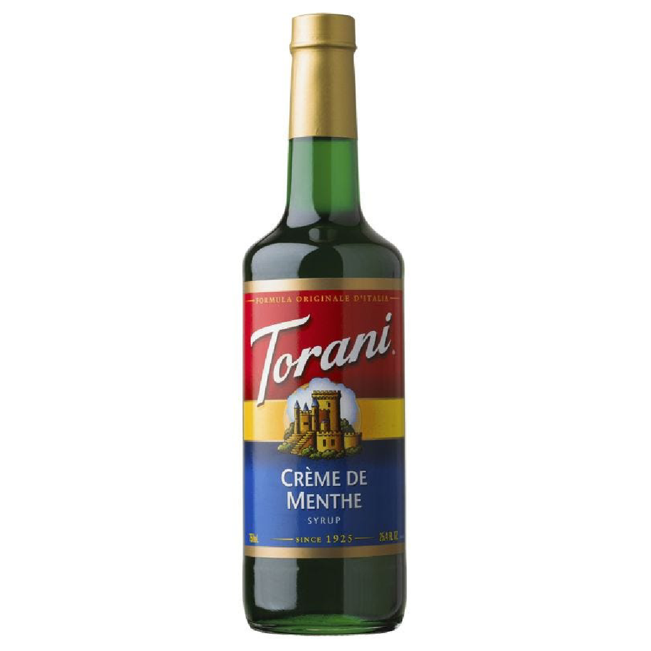 TORANI MINT CREAM FLAVOR DRINKS SYRUP 750 ML