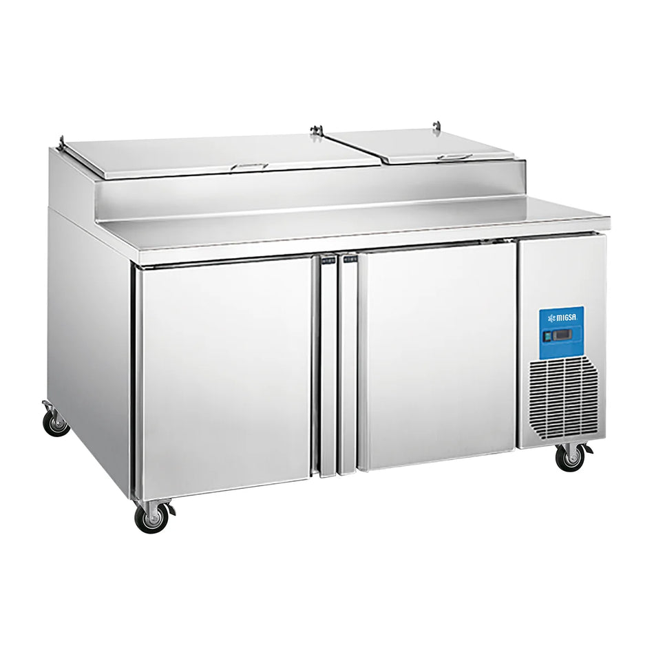 Migsa PICL2 – Mesa Refrigerada para Pizza 560 L