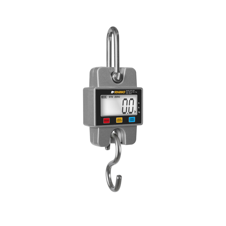 Rhino BAC-300, báscula electrónica colgante 300 kg, vista principal