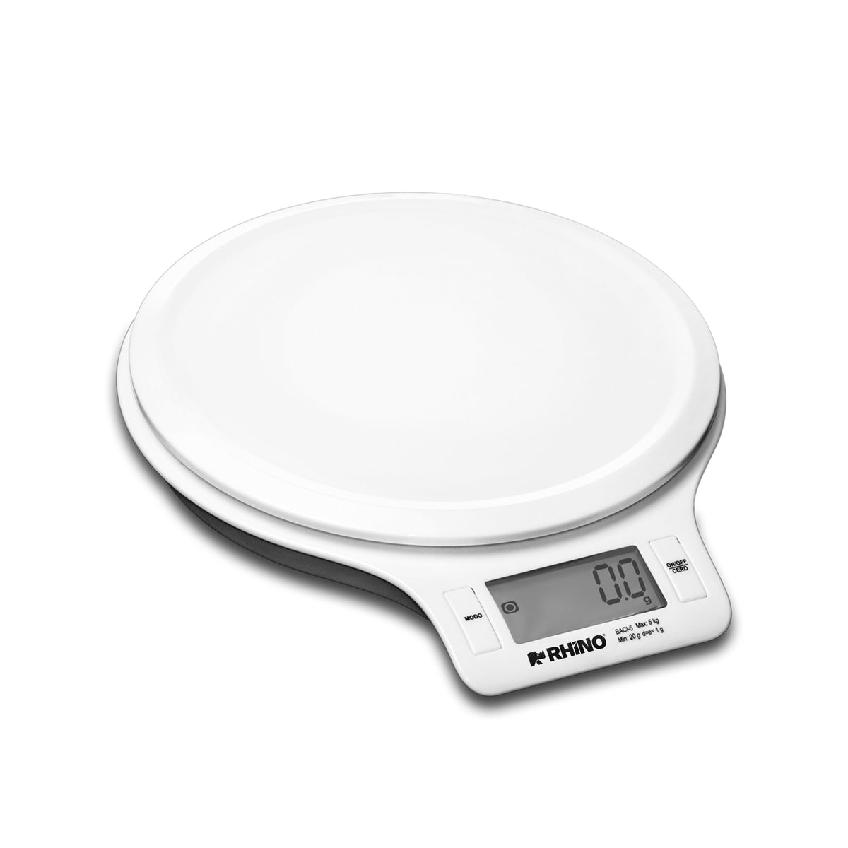 Rhino BACI-5, báscula de cocina 5 kg, vista principal