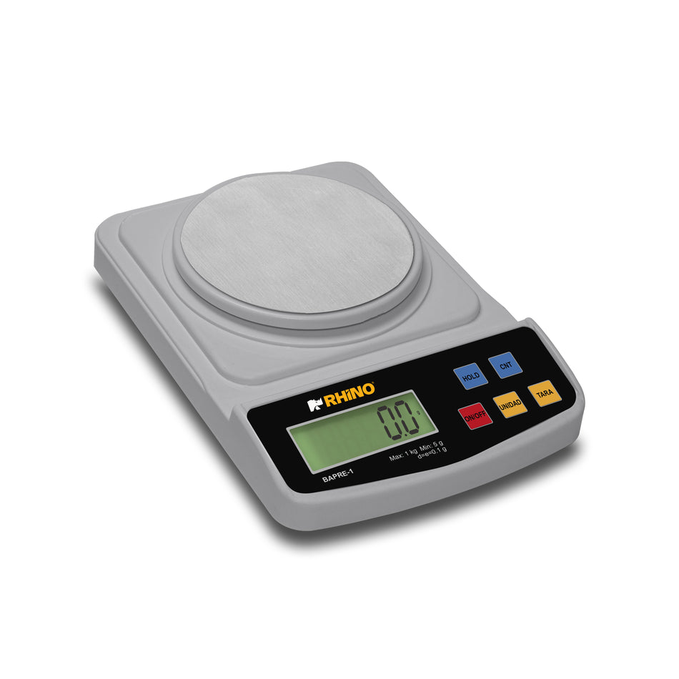 Rhino BAPRE-1, báscula electrónica de precisión 1 kg, vista principal