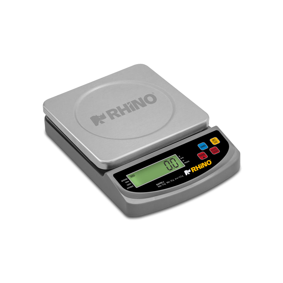 Rhino BAPRE-3, báscula electrónica de precisión 3 kg, vista principal