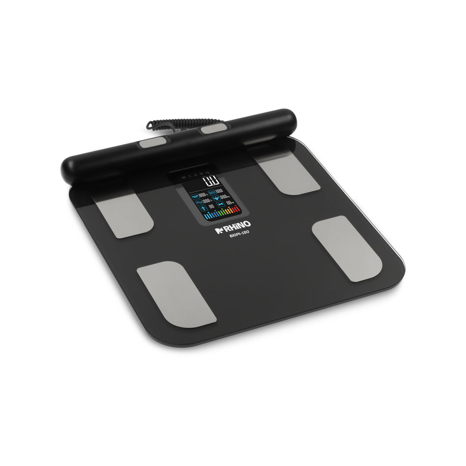 Rhino BIOPI-180, báscula inteligente de pesaje corporal con 8 electrodos 180 kg, vista principal
