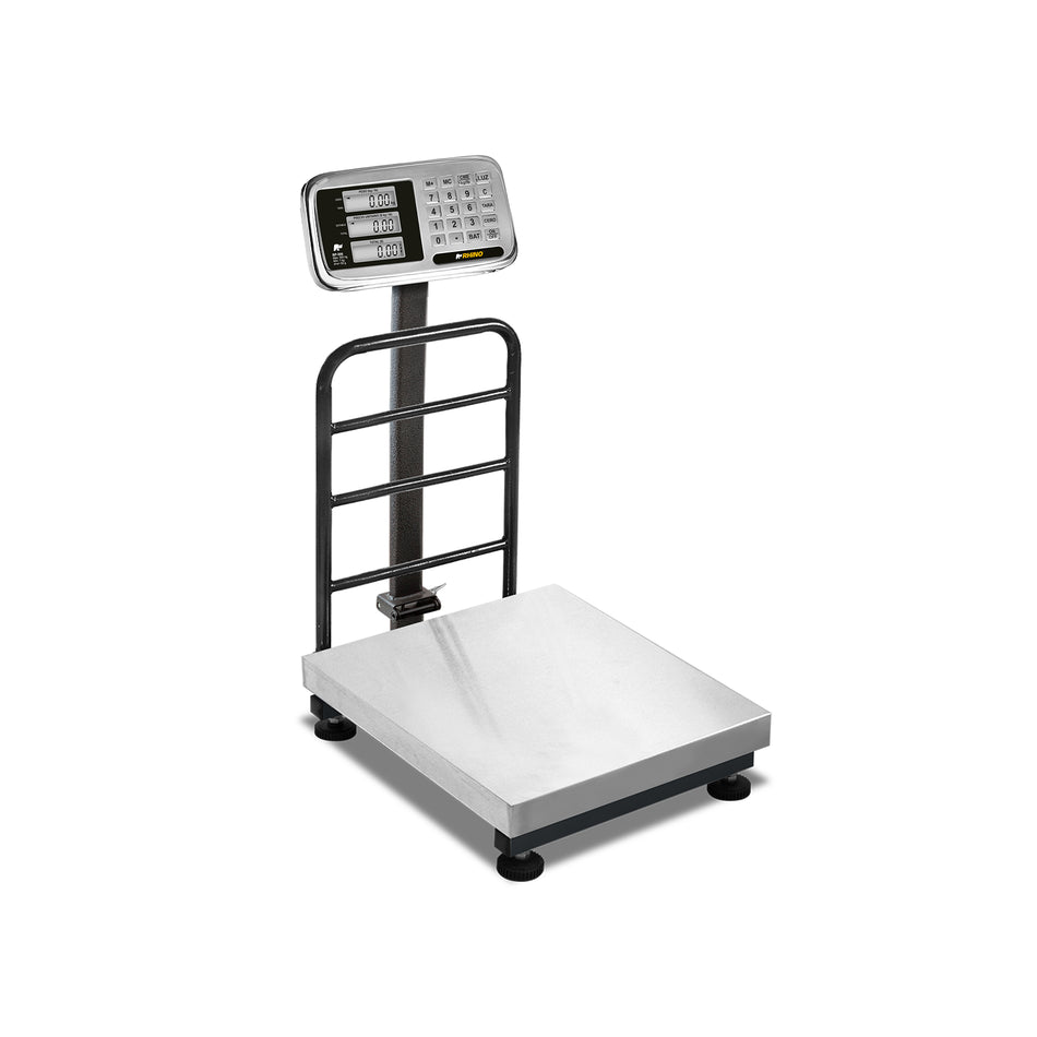 Rhino BP-500, báscula de plataforma inoxidable plegable 500 kg, vista principal