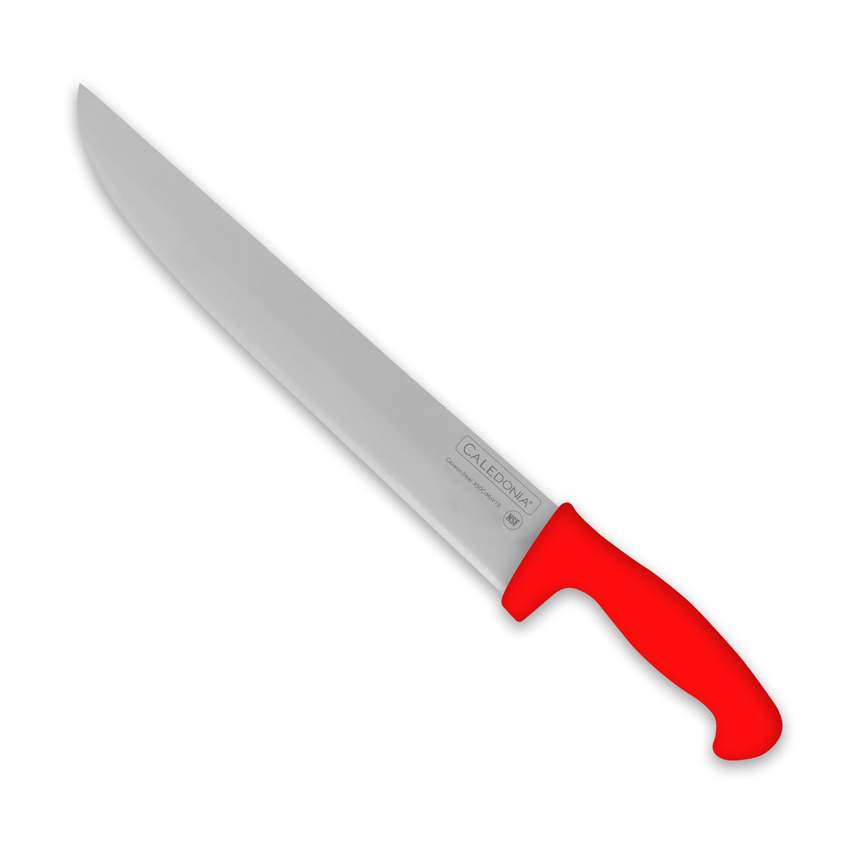 Rhino CABIR-12R, cuchillo bistecero recto 12" – mango rojo, vista principal