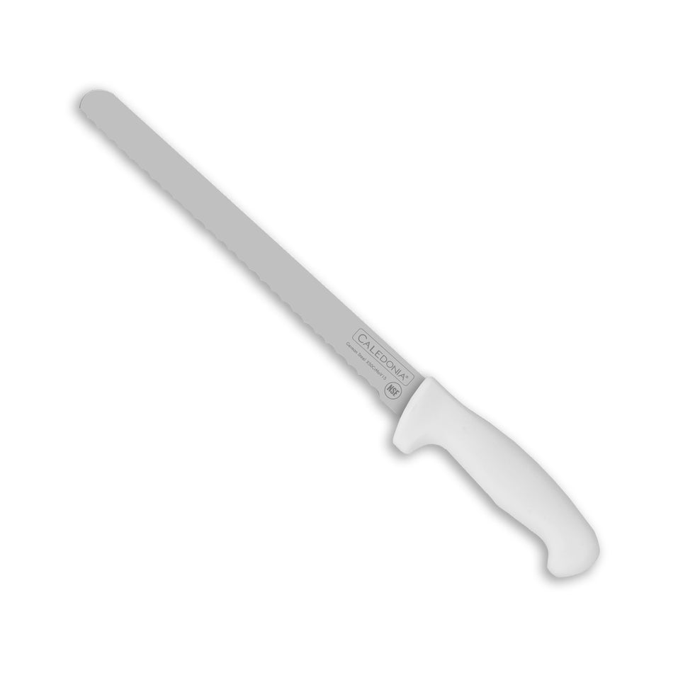 Rhino CAPA-10B, cuchillo para pan 10" – mango blanco, vista principal