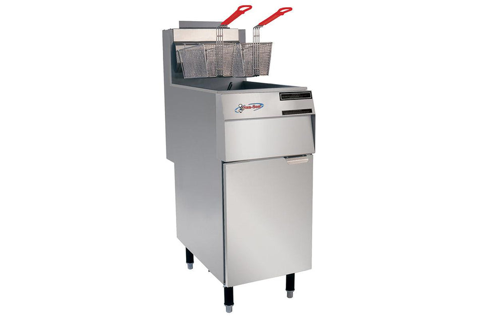 SAN-SON SANSON SS35 Freidor Profesional 3 quemadores de Acero Inoxidable Patentados