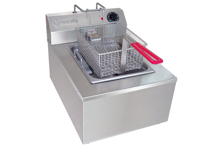 SAN-SON MINIFRY Freidor Eléctrico Profesional Acero Inoxidable 4 Lts