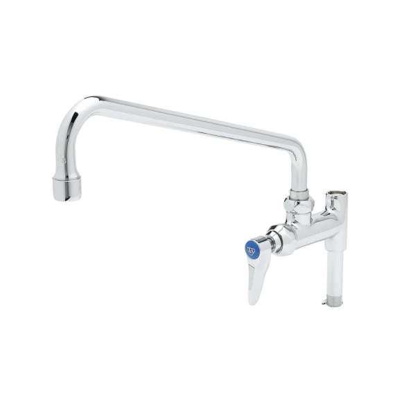 Copia de T&S B-0158 ACCESORIO ADD-ON CON CUELLO SWING DE 14" PARA LLAVES DE PRELAVADO EASYINSTALL