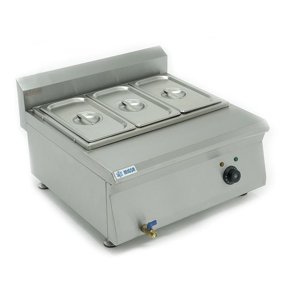 MIGSA FB-BN600-E607 玛丽电炖锅 3 格，带插件、三分之一和盖子