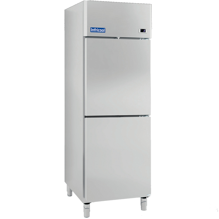 TEKNIKITCHEN IAG702 Refrigerador Reach-In 2 Medias Puertas Sólidas