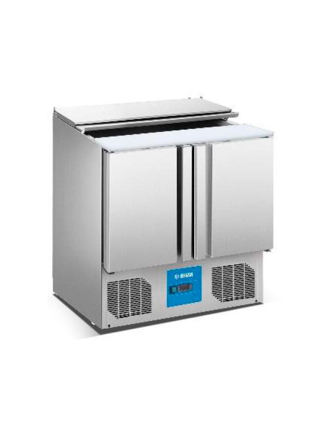 MIGSA S900 冷沙拉吧，带 2 门，容量 230 升。欧式