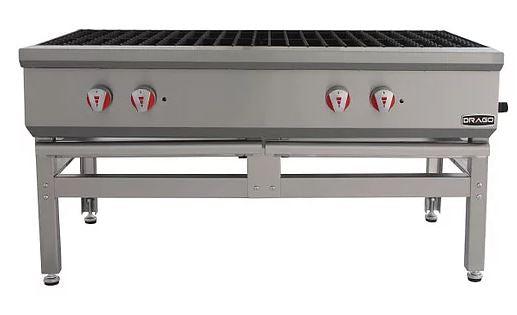 DRAGO EG-23A 2-SECTION STOVE FULLY ALUMINIZED STEEL